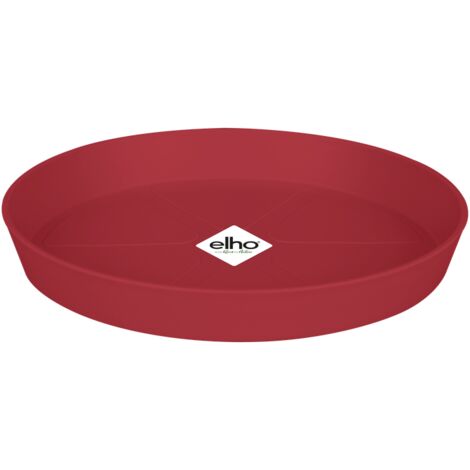 Elho Loft Urban Saucer Round 21 Rosso teatro Sottovaso Rotondo