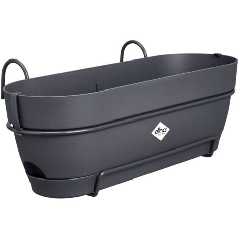 Elho Vibia Campana Trough Allin1 50 Anthracite Fioriera Rettangolare