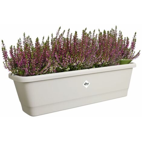 Vaso Elho Bianco 20 x 65 x 17 cm Grigio Plastica Quadrato (1/2)