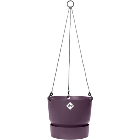 Elho Greenville Hanging Basket 24 Vintage prugna Vaso Rotondo