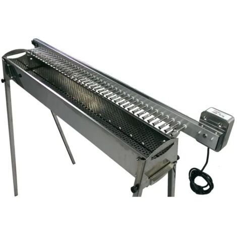 Barbecue a carbone automatico per arrosticini Tecnoroast TRS-40 Single Inox