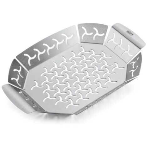 Weber Vassoio per Verdura Piccolo Acciaio Inossidabile 24 x 19,4 x 6,5 cm