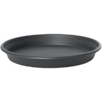 Florus Universal Saucer Round 22 Anthracite Sottovaso Rotondo