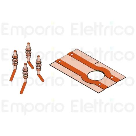 Groupe de plaque de fondation FAAC 63003319 pour remplacement de moteur 740 741 (1/3)