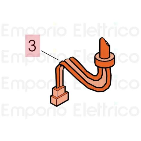 Câble électrique de remplacement FAAC 7514075 1,8 MT pour 760 S800 640 620 642 (sans protecteur de moteur) (1/3)