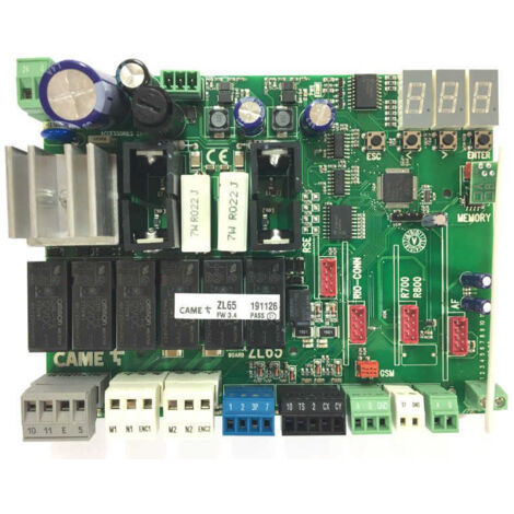 Kit de remplacement carte CAME ZL65 ZL180 – Compatible moteurs 24V – Fonctionnement à distance via CAME CLOUD – Installation simple - 3199zl180