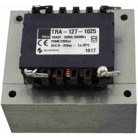 TRA127.1025 Transformateur 230V 25V 150Va ROBUS 600 RB600 Pièce de rechange d'origine NICE TRA127.1025