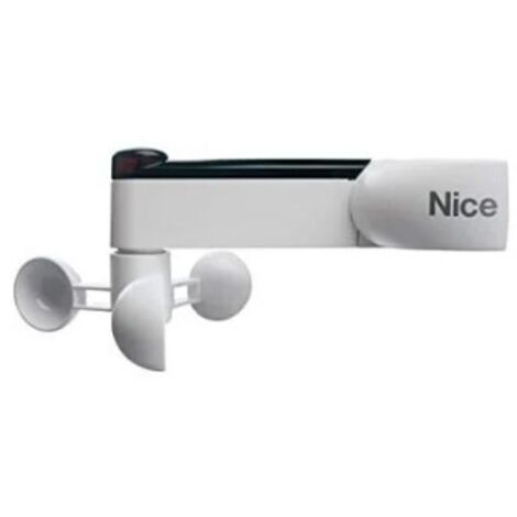 Nice – Capteur Vento-Soleil via radio pour motorisation de portail – Programmable 5 niveaux vent et soleil – Interface pour dispositifs automatiques