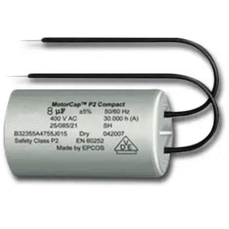 Condensateur 8µF pour moteur de portail FAAC 422 et 750 – Accélération démarrage moteur – 7601351
