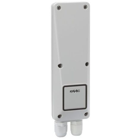 Faac – Récepteur radio pour motorisation 868MHz – Compatible avec récepteur XRS 868 – Installation sans câblage – Jusqu'à 12 bords sensibles