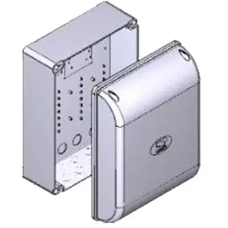 Came – Couvercle et base de boîte de conteneur de panneau de commande 119RIR315 – Dimensions 200x270mm – Résistant aux intempéries – Matériau ABS