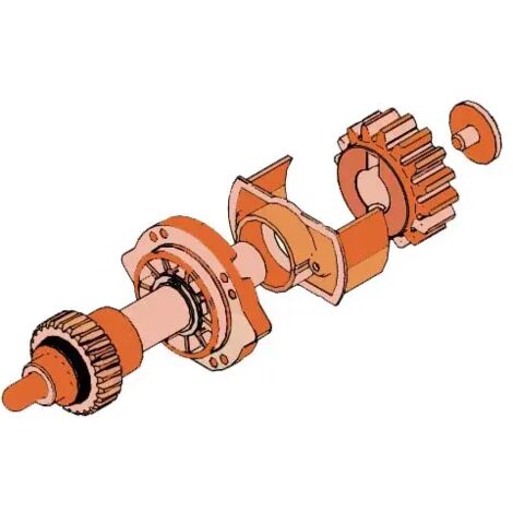 FAAC 63000509 Nouveau groupe d'arbre lent pour moteur DELTA 740 741 (1/3)