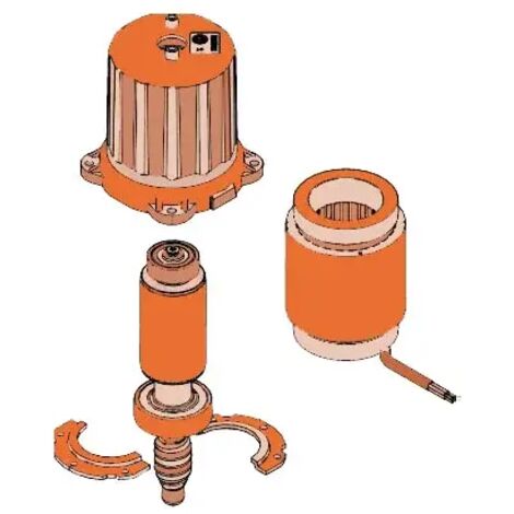 Stator de moteur électrique FAAC 63003244 pour version 740 à partir de 2017 - Pièce détachée (1/3)