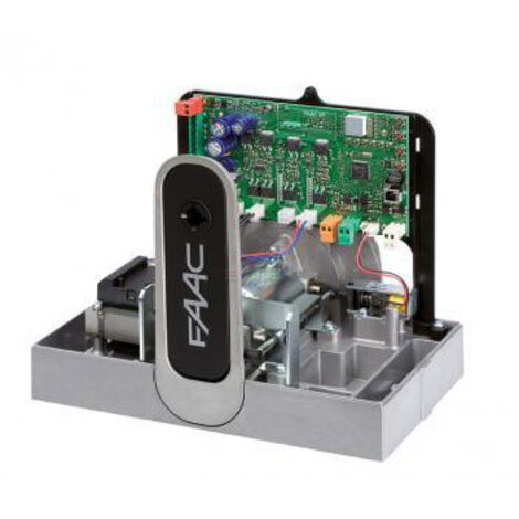 Faac – Centrale de commande 24V pour portails coulissants – Compatible C720/C721 – Programmation avancée – Technologie OMNIdec et 2easy