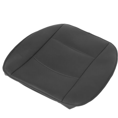 Coussin de siège avant de rechange en cuir PU pour voiture, berline 4 portes et SUV, noir