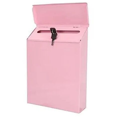 Boîte aux lettres murale avec serrure, boîte aux lettres rurale avec clé, adaptée à H Rosa