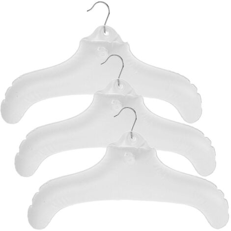 Lot de 3 cintres à pinces pour vêtements, cintre d'extérieur, cintre de camping, cintre gonflable (1/3)
