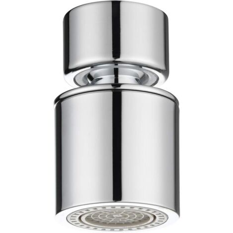 Robinet de cuisine à double fonction, bec pivotant, embout femelle 22 mm, chromé, AAFGVC (1/5)