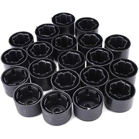 20 cache-écrous de roue 17 mm compatibles avec VW Golf Mk4, Passat et Audi Beetle (1/5)