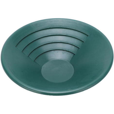 Plateau de tamisage et de lavage en ABS vert de 260 mm (1/5)