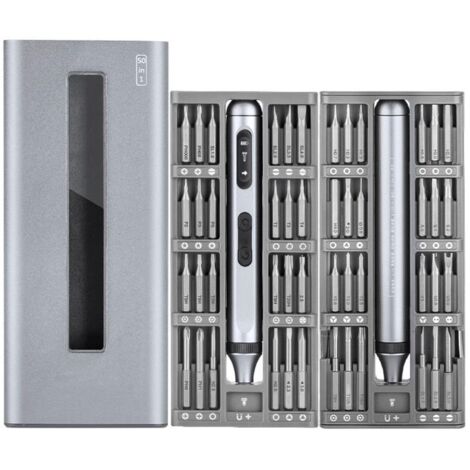 Kit de tournevis électrique miniature sans fil de précision avec 50 embouts en 1, outil de réparation (1/5)