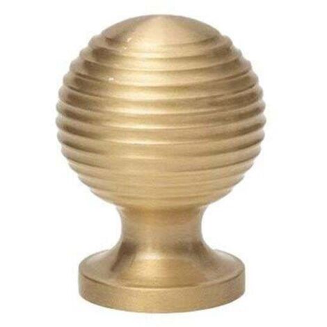 Poignée de meuble ronde à un trou, style moderne, pour tiroir, armoire ou placard, 25 mm (1/5)
