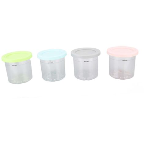 Ensemble de 4 pièces de rechange pour bacs à glace en plastique compatibles avec les sorbetières Ninja NC299AMZ et NC300s (1/5)
