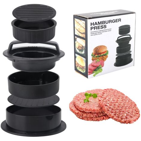 Presse à hamburgers, outil pour faire des galettes, ustensile de cuisine facile à nettoyer et à utiliser (1/4)