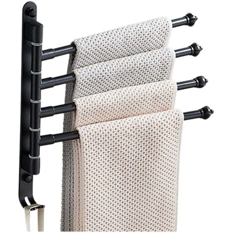 Porte-serviettes pivotant à 4 barres pliable (Type 3) Type 3 (1/5)