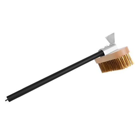 Brosse de four en cuivre noir Anygleam 41 cm avec grattoir métallique et accessoires de nettoyage (1/5)