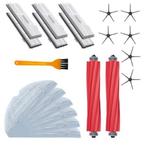 Accessoires pour aspirateur robot Xiaomi Roborock S7 T7S T7PLUS : brosse latérale principale, lingettes de nettoyage, kit de filtres HEPA (1/5)