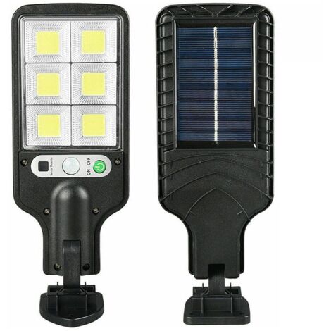Applique murale solaire LED à détecteur de mouvement pour la sécurité des murs, jardins et rues. (1/5)