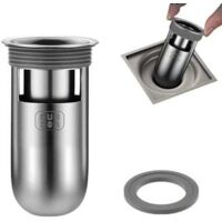 Bouchon de vidange anti-odeurs pour salle de bain, profondeur 8,4 cm (3,3 pouces).