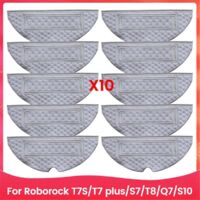 Ensemble de 10 lingettes de nettoyage pour aspirateurs robots Roborock T7s, T7 Plus, S7, T8, Q7 et S10. Accessoires
