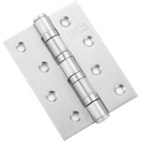 Charnières de porte, charnières de fenêtre robustes à ressort de 4 pouces en acier inoxydable 304 pour portes intérieures et extérieures