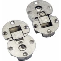Charnières pour meubles, lot de 2, charnières pour portes de placard, adaptées aux portes de placard