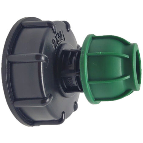 IBC - Portable Ton Barrel Accessoires Joint de tuyau de jardin Adaptateur de joint de tuyau en PE sûr et durable pour les connecteurs d'eau de maison et de jardin Generic(Export 25 en version courte) (1/3)