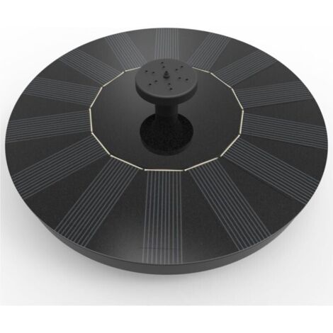 Fontaine de jardin, Solatec Fontaine Solaire Pompe à énergie Solaire 1,4 W - Pompe Submersible pour Bassin, Piscine, Jardin, Aquarium.,--TRIMEC (1/5)