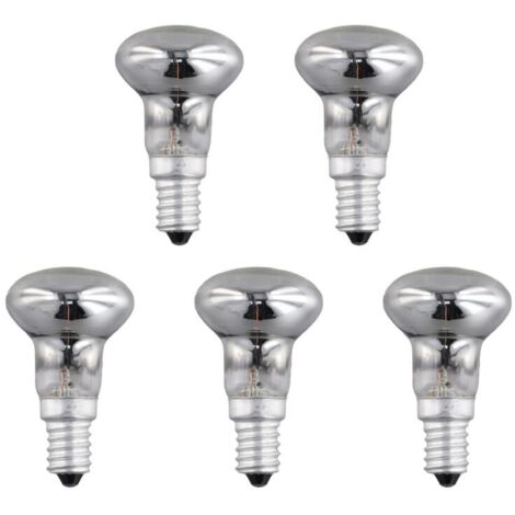 Lampe à Lave de Remplacement E14 R39 30W Projecteur à Visser Ampoule RéFlecteur Clair Spot Ampoules Lave à Incandescence 5 PièCes (1/5)