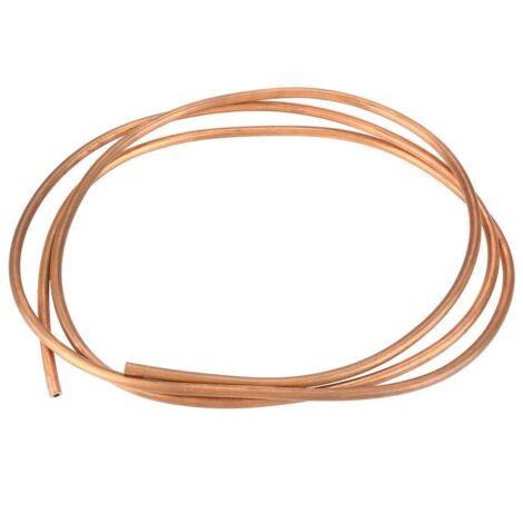 2M T2 Tuyau de Cuivre Souple Tube de Cuivre pour Tuyauterie de Réfrigération OD 6mm ID 4mm Épaisseur 1mm pour Réfrigération (OD 6mm, ID 4mm) (1/5)
