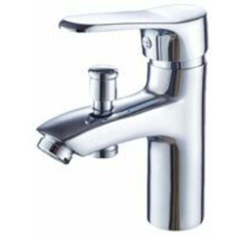 Robinet de Douche Monotrou à Double Usage - Eau Chaude et Froide en Alliage..DEBUNS (1/4)