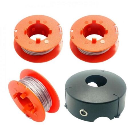 F016800175 Bobine de Fil pour Bosch Art 23 26 30 Easytrim et Combitrim,Pro-Tap Automatique Bobine Cordon Souple,8M x 1,6mm avec Couvercle F016L71088(3 Bobine + 1 Couvercle)..DEBUNS (1/5)