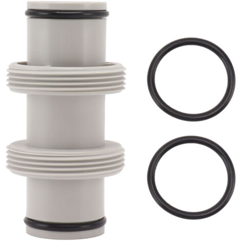 Adaptateur de tuyau de piscine, raccord droit de 3,8 cm à 3,8 cm, raccord fileté pour Intex (1/5)