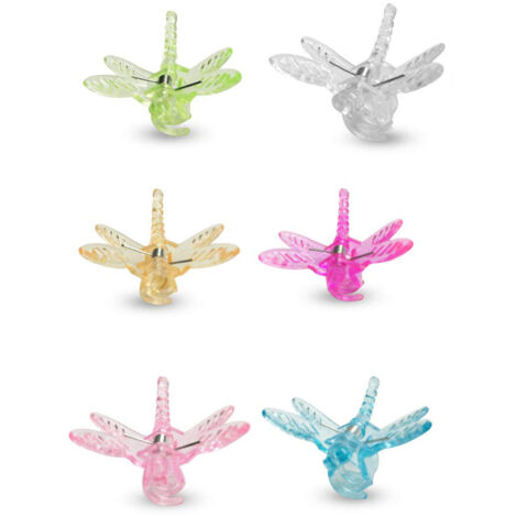 30 Pcs Clips d'orchidée libellule Clips de support de plante de jardin en plastique Clips de vigne de fleur,DUBUNS (1/5)