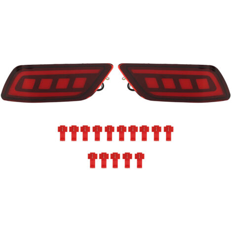 1 paire Feux LED pare-chocs arrière pour Subaru Forester 2019‑2023 Rouge frein et clignotant,de DEBUNS (1/5)