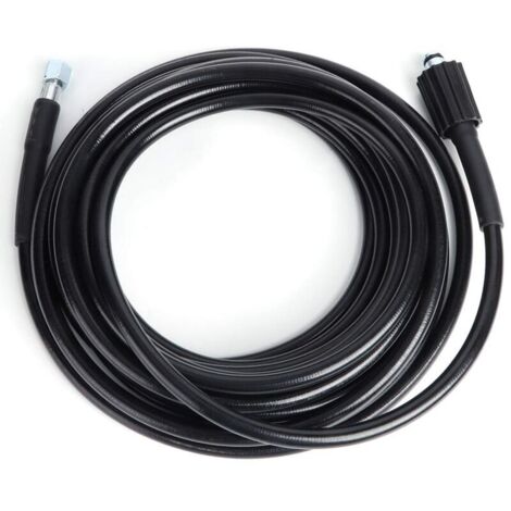 Tuyau pour Nettoyeur Haute Pression, Tuyau de Nettoyage à Filetage M14xM22 10 m, Garage Industriel pour Entreprise de Nettoyage de Voiture (1/5)