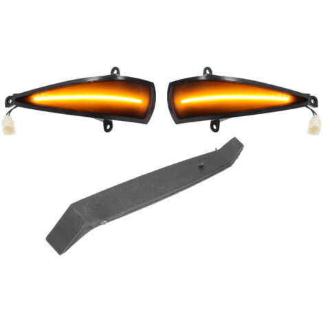 Lot de 2 clignotants dynamiques à LED, éclairage ambré monté sur rétroviseur, pour Civic 8e (2005-2011) (1/5)
