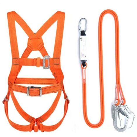 Ulisem – Harnais de sécurité intégral à double corde – Taille réglable 80-140 cm – Norme EN353/EN361/EN795 – Capacité 2200 kg