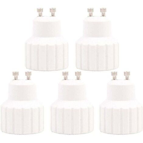 Ulisem Adaptateur de douille de lampe GU10 vers GU10 - Adaptateur de lampe - Adaptateur de douille pour ampoules halogènes LED (1/4)
