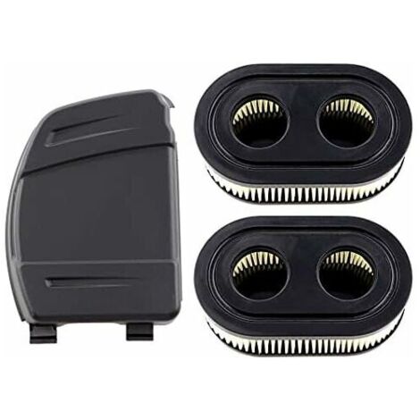 Ulisem Ensemble de 2 Filtres à Air avec Couvercle de Filtre à Air pour Moteurs Briggs & Stratton 550E, 575EX, 575IS, 625EXI, 650EXI, 675EXI, 675IS, Remplace les Pièces 594106, 798339, 798452, 593260.